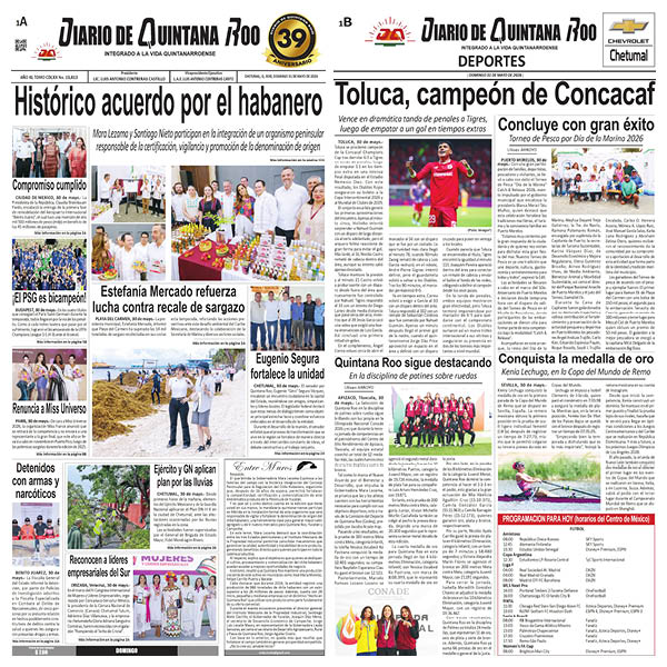 31 de MAYO del 2026