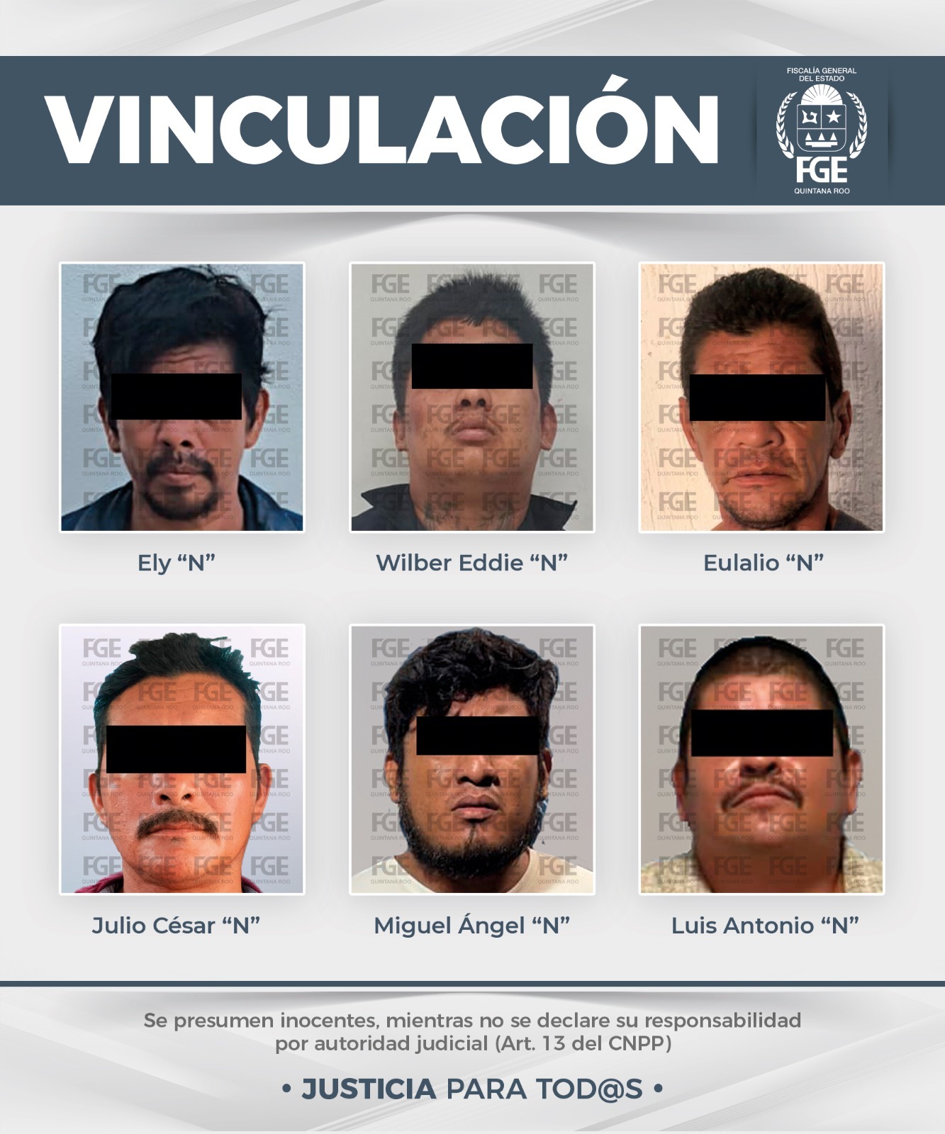 Vinculan a siete personas