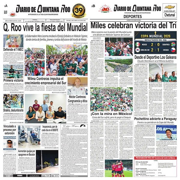 12 de JUNIO del 2026