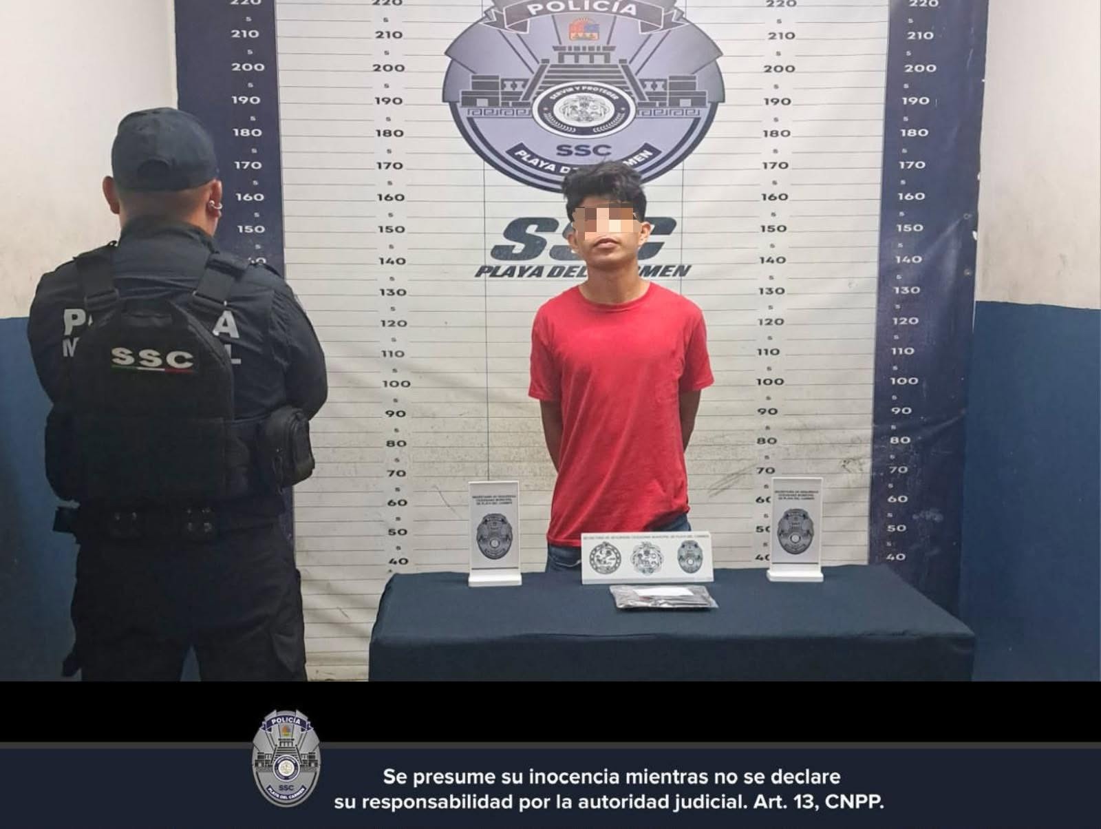 DETIENEN A SUJETO TRAS AGREDIR A POLICÍAS 